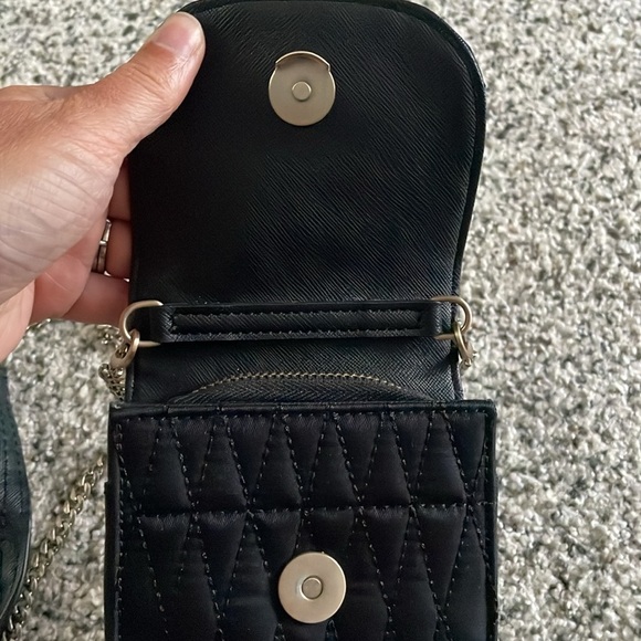 Guess Black Quilted Mini Bag - Picture 3 of 7